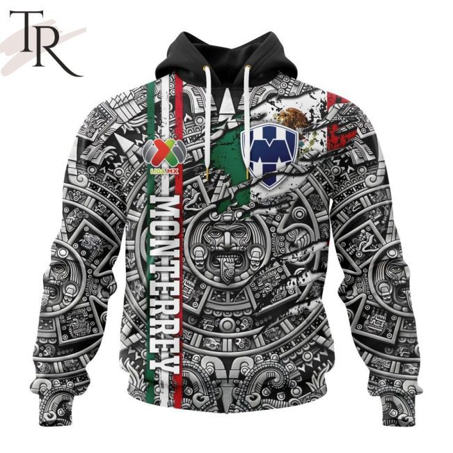 LIGA MX C.F. Monterrey Special Aztec Design Hoodie - soulcals.com
