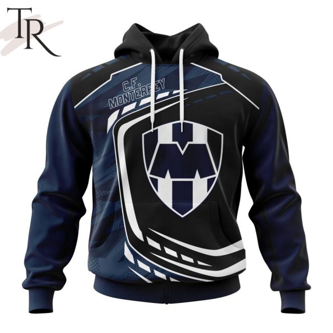 LIGA MX C.F. Monterrey Special Design Concept Kits Hoodie - soulcals.com
