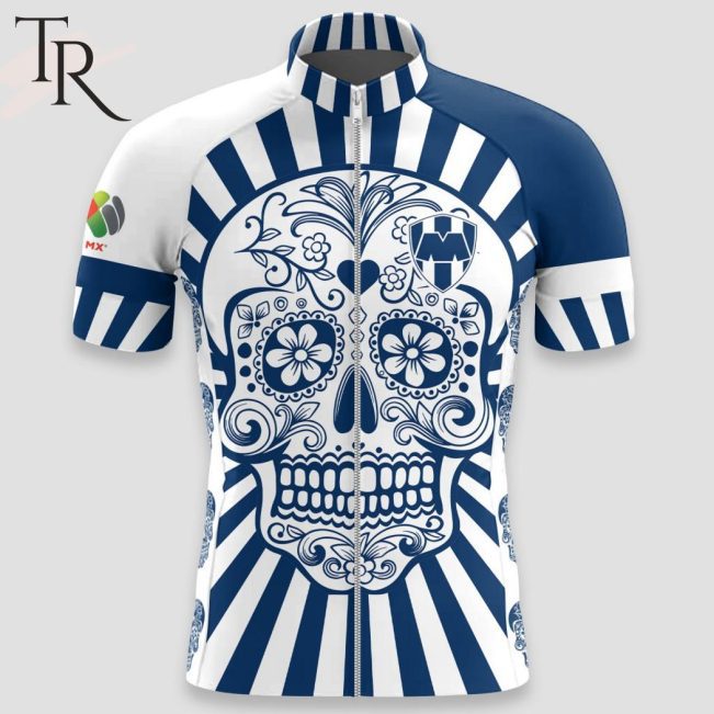 LIGA MX C.F. Monterrey Special Dia De Muertos Design short and long Cycling Jersey - soulcals.com