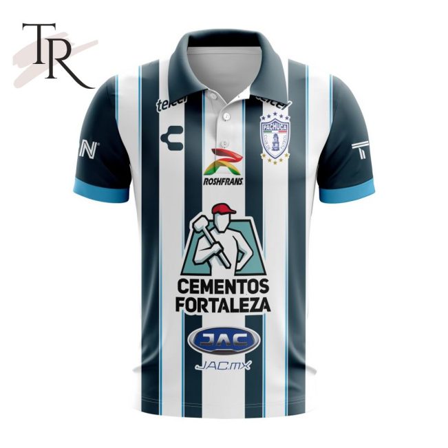 LIGA MX C.F. Pachuca 2023 - 2024 Home Polo Shirt - soulcals.com