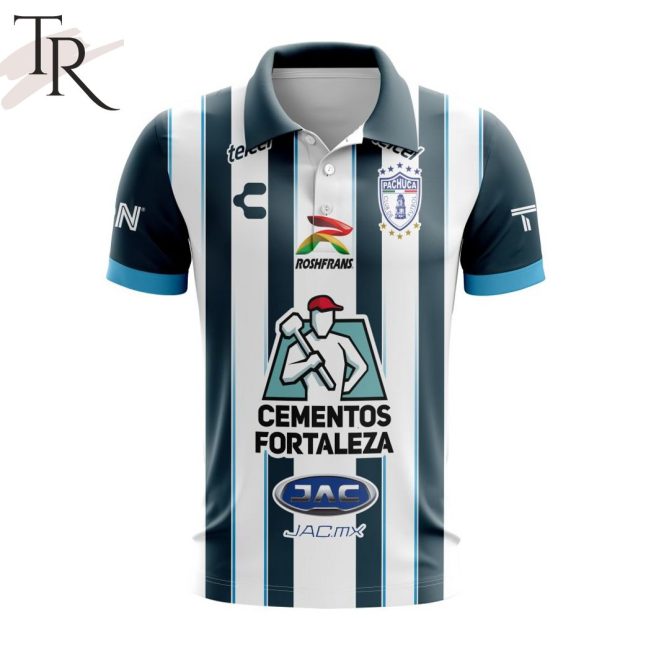 LIGA MX C.F. Pachuca 2023 - 2024 Home Polo Shirt - soulcals.com