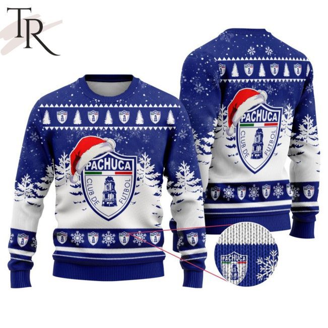 LIGA MX C.F. Pachuca Special Christmas Ugly Sweater Design - soulcals.com