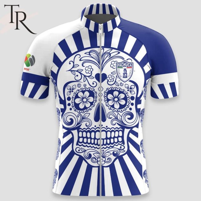 LIGA MX C.F. Pachuca Special Dia De Muertos Design short and long Cycling Jersey - soulcals.com