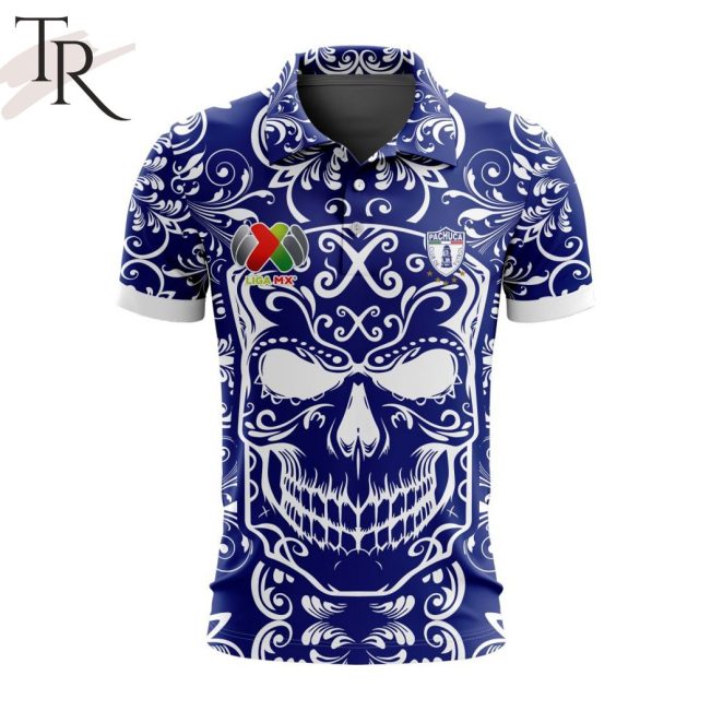 LIGA MX C.F. Pachuca Special Dia De Muertos Design Polo Shirt - soulcals.com