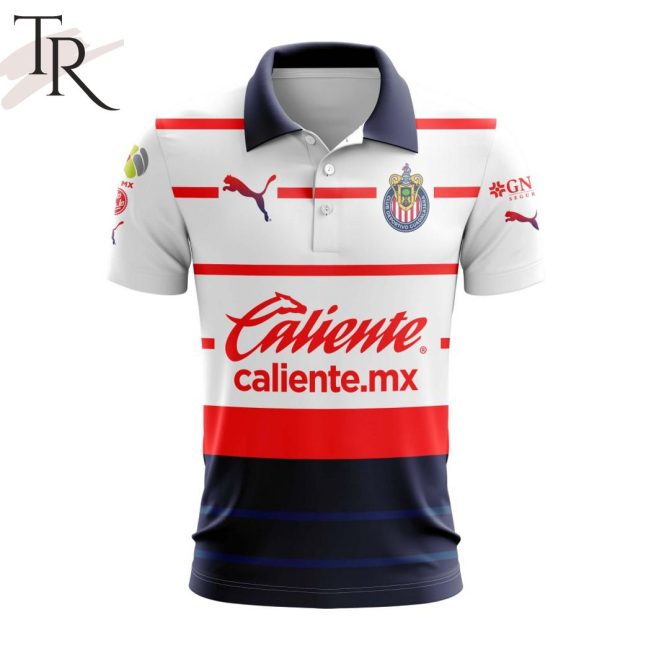 LIGA MX Chivas Guadalajara 2023 - 2024 Away Polo Shirt - soulcals.com