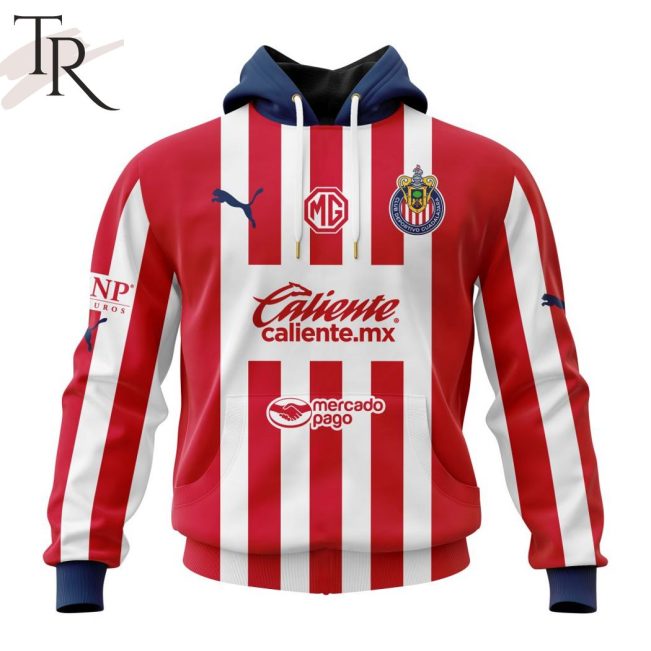 LIGA MX Chivas Guadalajara 2025 Home Hoodie - soulcals.com