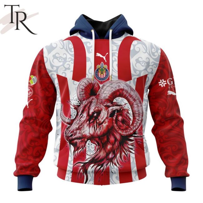 LIGA MX Chivas Guadalajara Special Design With Team Signature Hoodie - soulcals.com