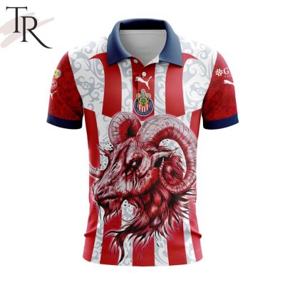LIGA MX Chivas Guadalajara Special Design With Team Signature Polo Shirt - soulcals.com