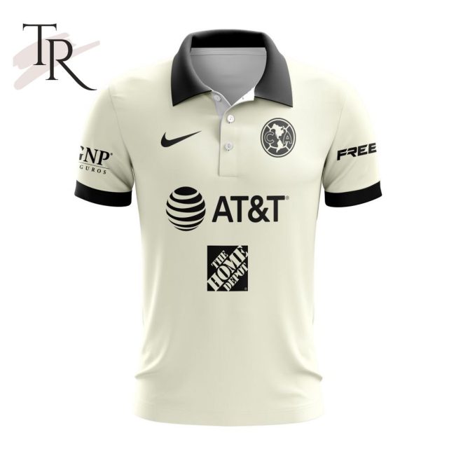 LIGA MX Club America 2022-2023 Third Polo Shirt - soulcals.com