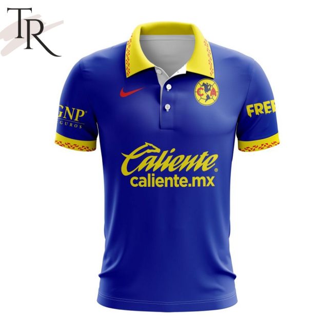 LIGA MX Club America 2023 - 2024 Away Polo Shirt - soulcals.com
