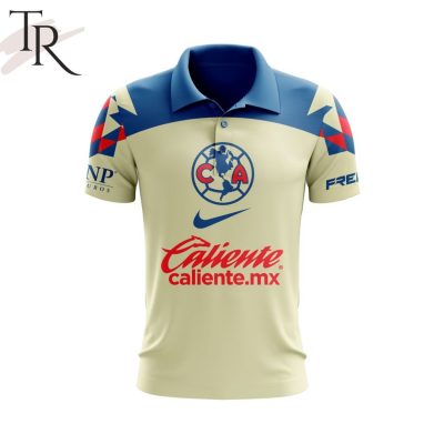 LIGA MX Club America 2023 - 2024 Home Polo Shirt - soulcals.com