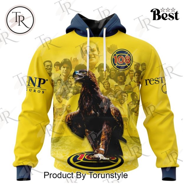 LIGA MX Club America Special 108th Anniversary Design Hoodie - soulcals.com
