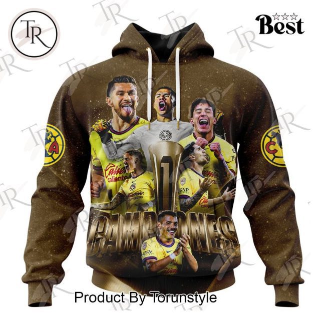 LIGA MX Club America Special 2024 Campeones Cup Design Hoodie - soulcals.com