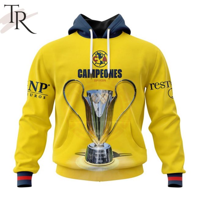 LIGA MX Club America Special 2024 Supercopa MX Champions Design Hoodie - soulcals.com