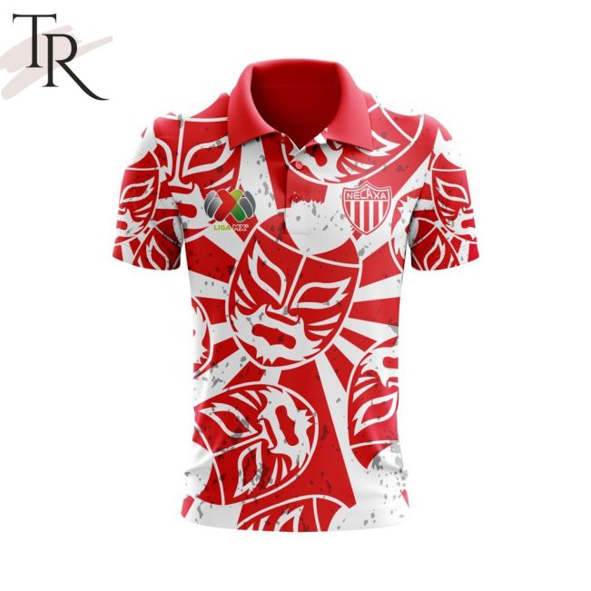LIGA MX Club Necaxa Special Lucha Libre Design Polo Shirt - soulcals.com