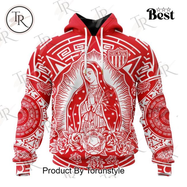 LIGA MX Club Necaxa Special Our Lady Of Guadalupe Design Hoodie - soulcals.com