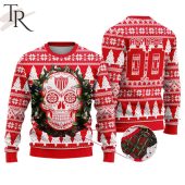 Liga Mx Club Necaxa Special Sugar Skull Christmas Ugly Sweater Beauty Queen - demo10