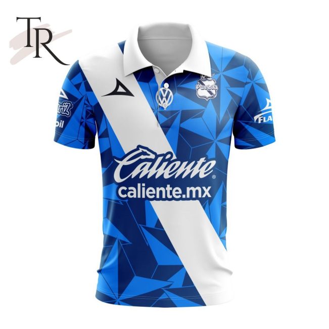 LIGA MX Club Puebla 2023 - 2024 Away Polo Shirt - soulcals.com