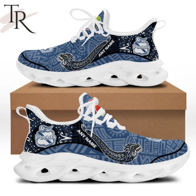 LIGA MX Club Puebla Special Aztec Design F21 Shoes - soulcals.com