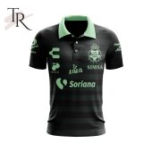 Liga Mx Club Santos Laguna 2023 2024 Away Polo Shirt Handsome As Usual - demo10