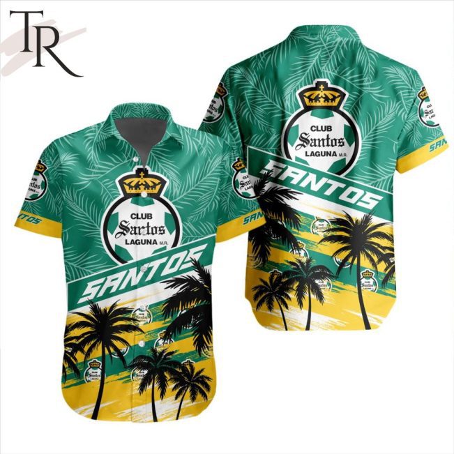 LIGA MX Club Santos Laguna Special Hawaiian Shirt - soulcals.com
