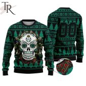 Liga Mx Club Santos Laguna Special Sugar Skull Christmas Ugly Sweater Heroine - demo10