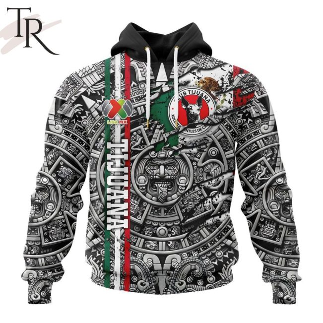 LIGA MX Club Tijuana Special Aztec Design Hoodie - soulcals.com