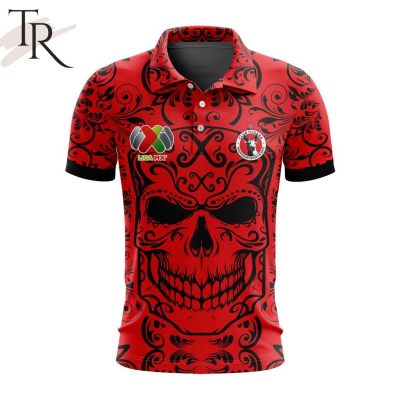 LIGA MX Club Tijuana Special Dia De Muertos Design Polo Shirt - soulcals.com