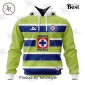 Liga Mx Cruz Azul Personalized 2025 Goalkeeper Home Kits Hoodie 1 P0ezr.jpg - demo10