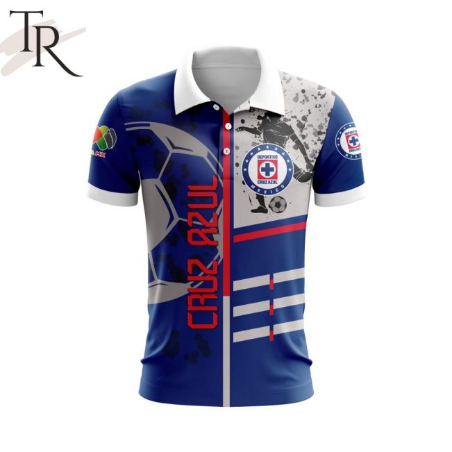 LIGA MX Cruz Azul Special Polo Design Concept Kits - soulcals.com