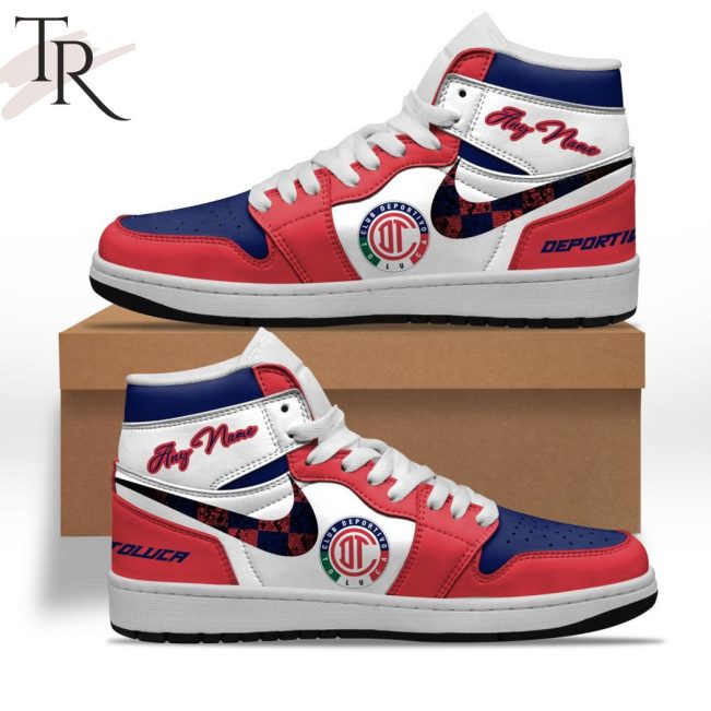 LIGA MX Deportivo Toluca Special Air Jordan 1 Custom Sneaker - soulcals.com