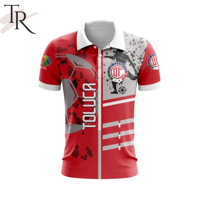 LIGA MX Deportivo Toluca Special Polo Design Concept Kits - soulcals.com