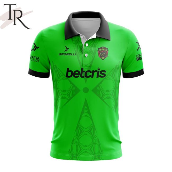 LIGA MX FC Juarez 2023 - 2024 Home Polo Shirt - soulcals.com