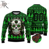 Liga Mx Fc Juarez Special Sugar Skull Christmas Ugly Sweater My Friends! - demo10