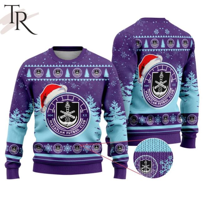 LIGA MX Mazatlan F.C Special Christmas Ugly Sweater Design - soulcals.com