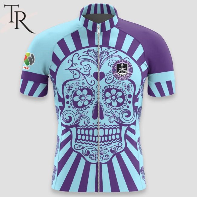 LIGA MX Mazatlan F.C Special Dia De Muertos Design short and long Cycling Jersey - soulcals.com