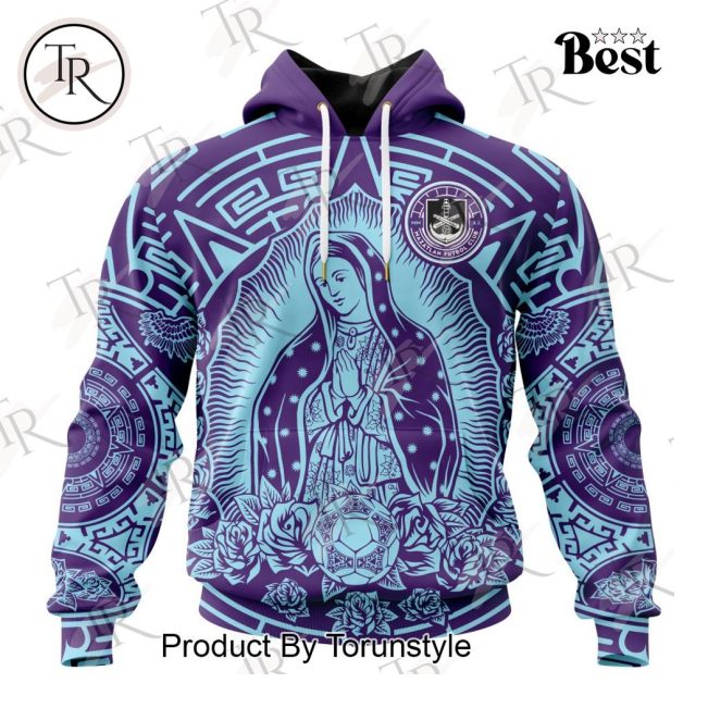 LIGA MX Mazatlan F.C Special Our Lady Of Guadalupe Design Hoodie - soulcals.com