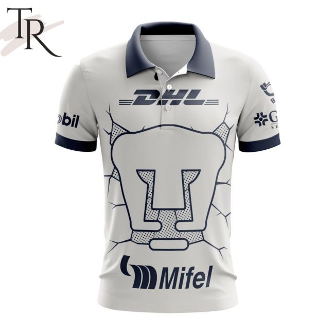LIGA MX Pumas UNAM 2023-2024 Home Polo Shirt - soulcals.com