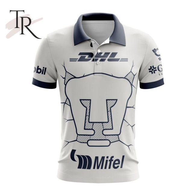 LIGA MX Pumas UNAM 2023-2024 Home Polo Shirt - soulcals.com