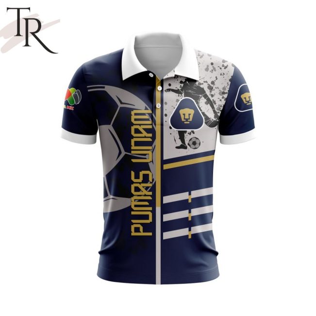 LIGA MX Pumas UNAM Special Polo Design Concept Kits - soulcals.com