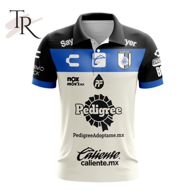 LIGA MX Queretaro F.C 2023 - 2024 Home Polo Shirt - soulcals.com