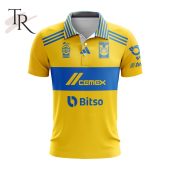 Liga Mx Tigres Uanl 2023 2024 Home Polo Shirt Lovely Smile - demo10