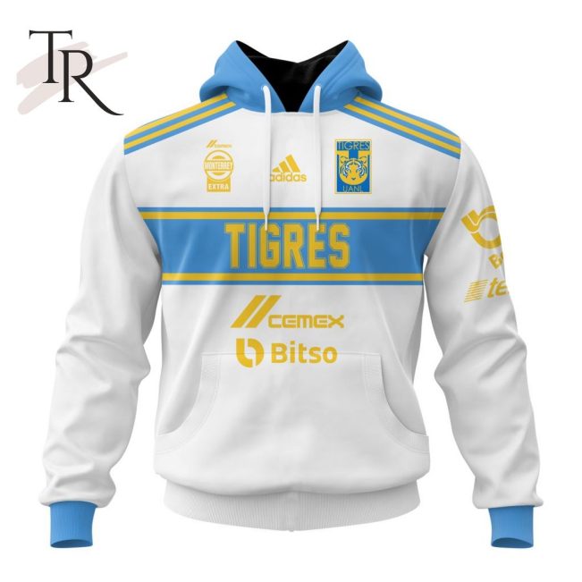 LIGA MX Tigres UANL 2023 - 2024 Third Kits Hoodie - soulcals.com