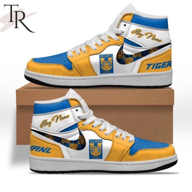 LIGA MX Tigres UANL Special Air Jordan 1 Custom Sneaker - soulcals.com