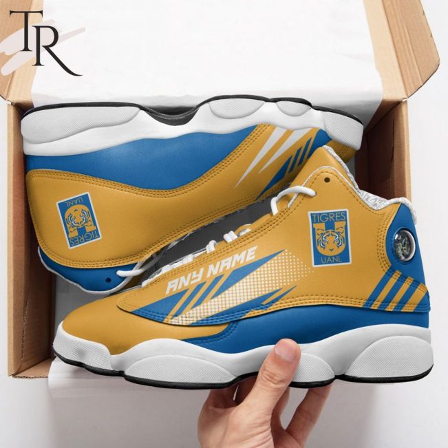 LIGA MX Tigres UANL Special Air Jordan 13 Design - soulcals.com