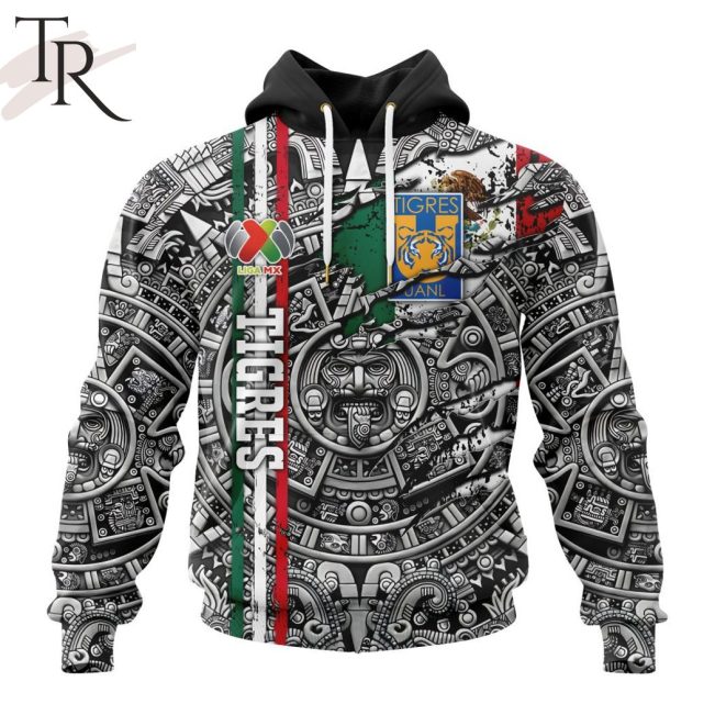LIGA MX Tigres UANL Special Aztec Design Hoodie - soulcals.com
