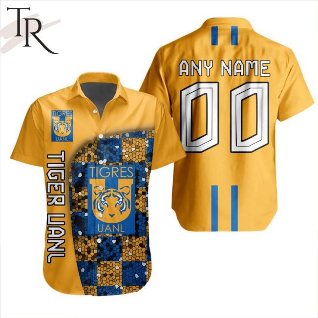 LIGA MX Tigres UANL Special Design Concept Hawaiian Shirt - soulcals.com