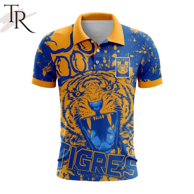 LIGA MX Tigres UANL Special Design With Team Signature Polo Shirt - soulcals.com
