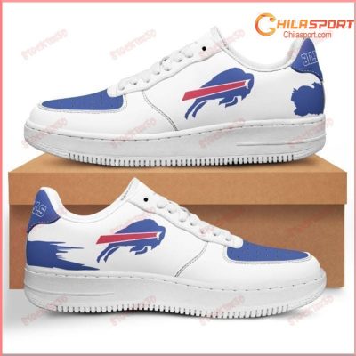 Limited Edition Buffalo Bills Air Force One Shoes Stylish White Sole Sneakers Perfect Gift - soulcals