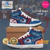 [LIMITED EDITION] Personalized Colorado Avalanche Gifts For NHL Fans Air Jordan High Top Sneaker - soulcals